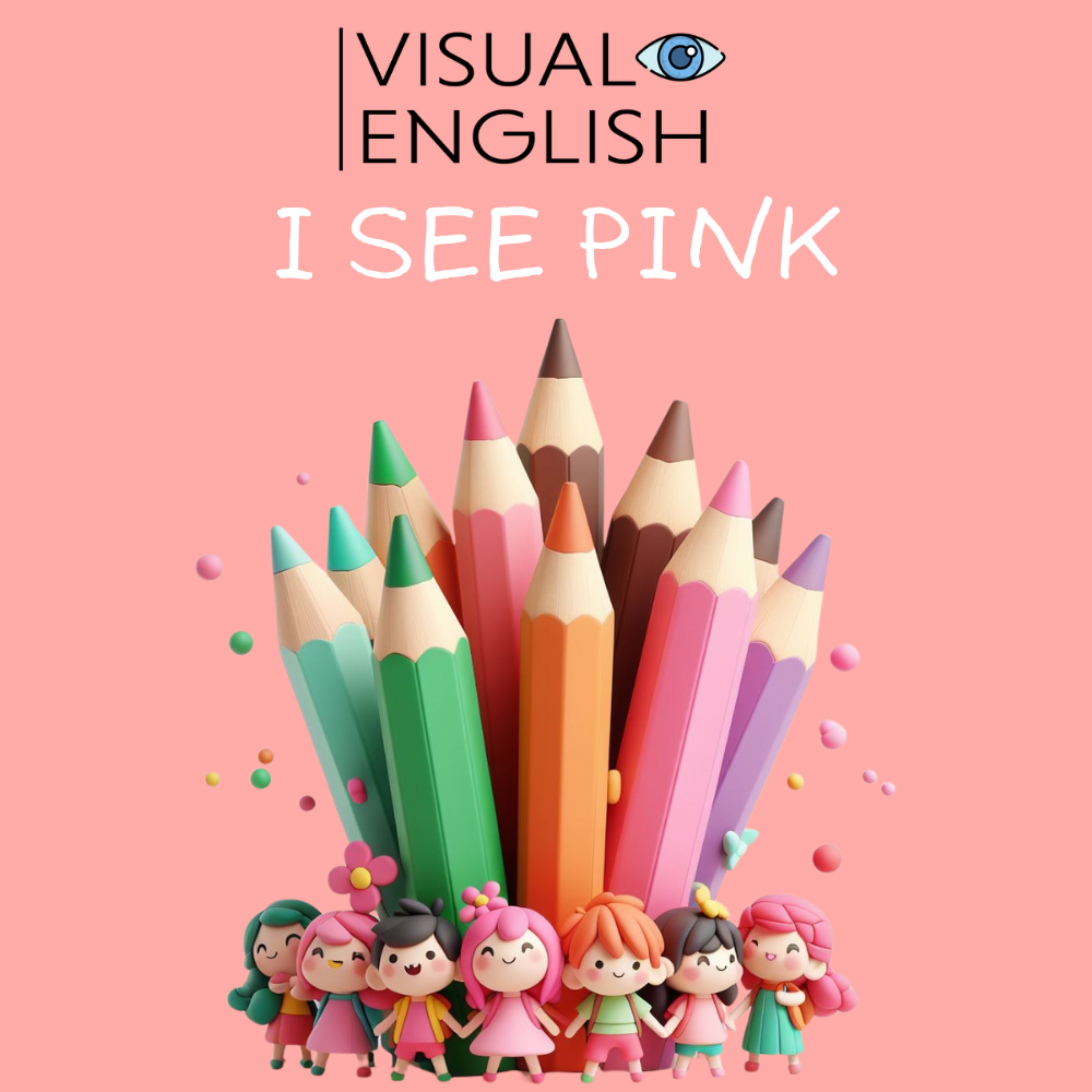 I See Pink ESL lesson thumbnail