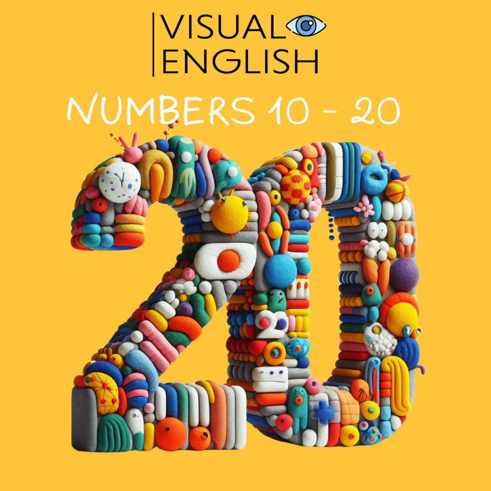 Numbers 1–20 ESL lesson thumbnail