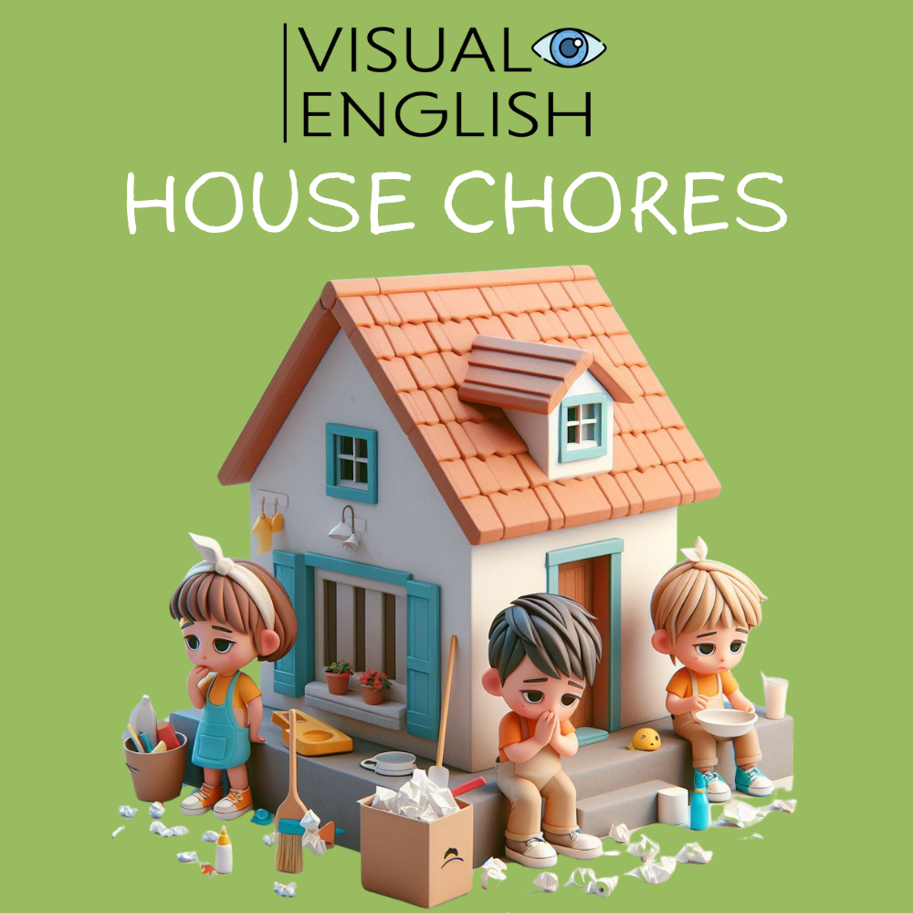 Let's Clean The House ESL lesson thumbnail