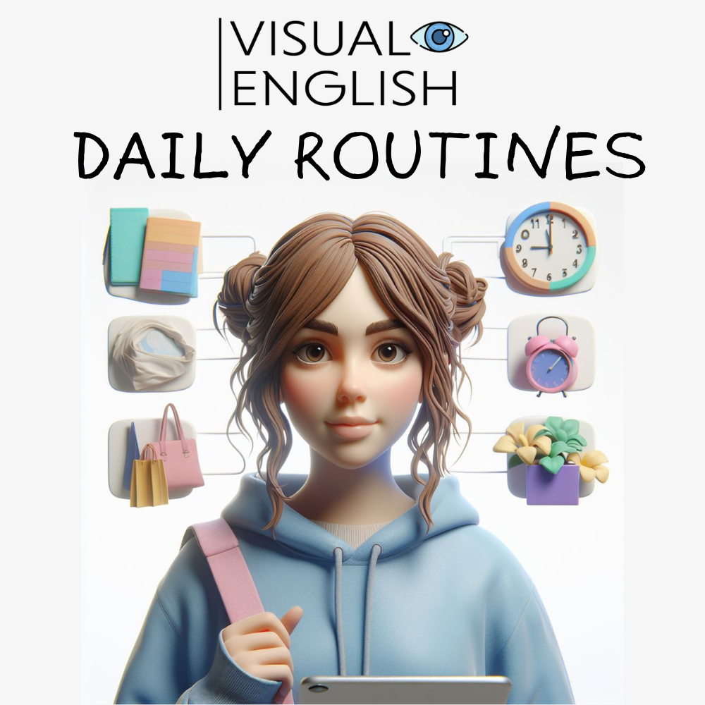 Daily Routines ESL lesson thumbnail