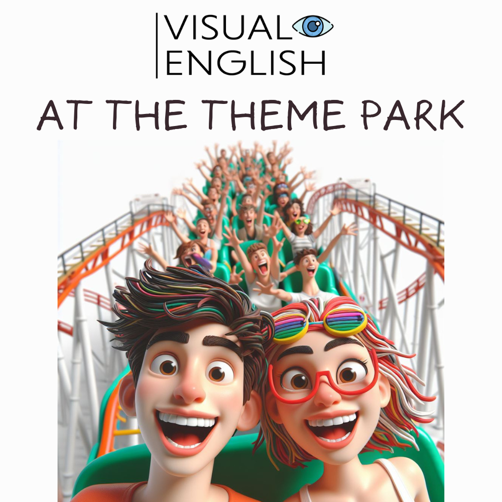 At The Theme Park ESL lesson thumbnail