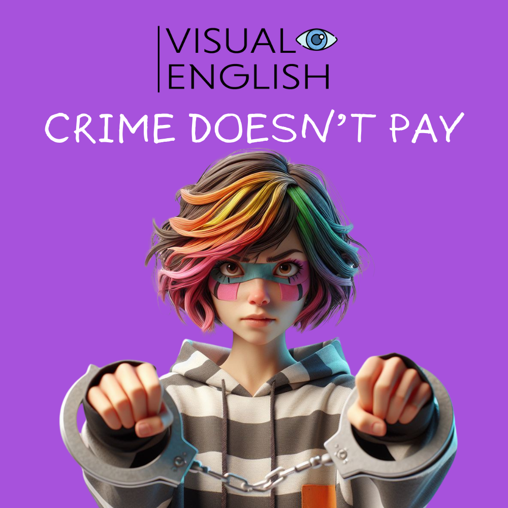Crime Doesn't Pay ESL lesson thumbnail