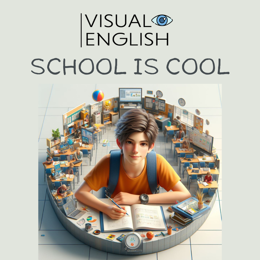 School Is Cool ESL lesson thumbnail